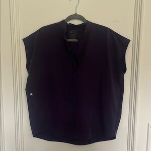 Figs Dark Purple Scrub Set Size M (top)L (pant)